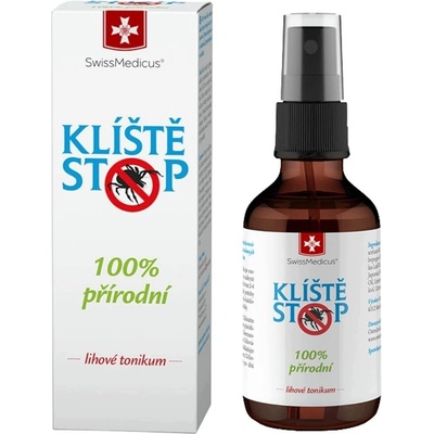SwissMedicus KliešteStop prírodný repelent spray 100 ml