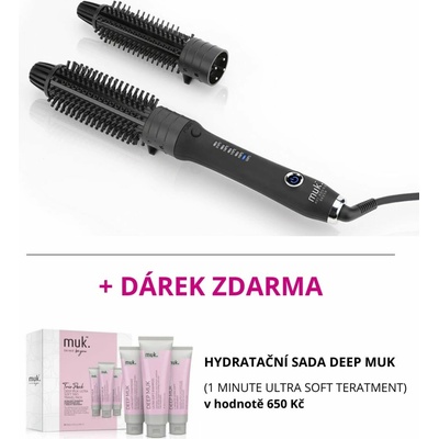 MUK Hot Round Brush – profesionálna vyhrievaná kefa pre objem, vlny a lesk