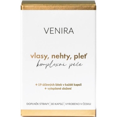Venira Premium kapsule pre vlasy nechty a pleť 40 denná kúra 80 kapsúl