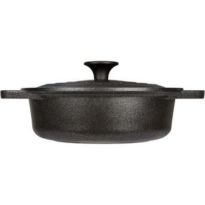 Risoli DI MONTINI Cast iron pot 20 cm 1.5 ltr. with shelf LE PIGNATTE, for induction