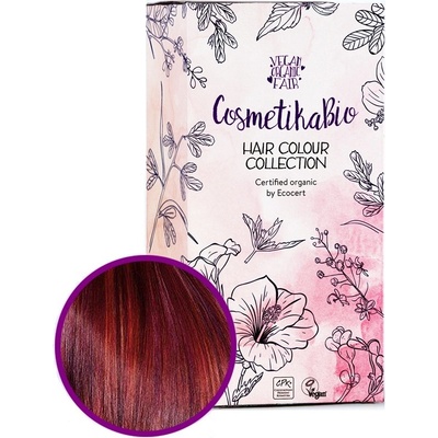 Cosmetikabio 100% přírodní barva na vlasy Burgundy 100 g