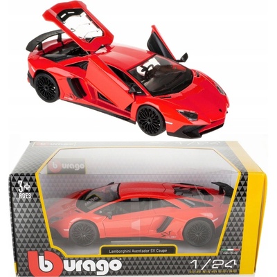 Bburago Lamborghini Aventador LP 7504 SV červená 1:24