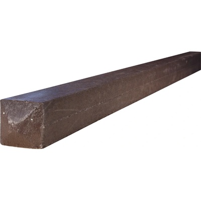 Plastové hranoly diamant Transform 92x92x2000, hnědé - recyklát