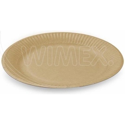 Wimex Papierový tanier FSC Mix nepremastiteľný kraft O18cm