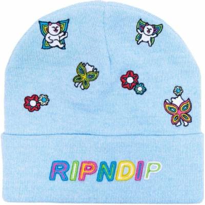 Ripndip Promised Land Tie Dye Beanie Blue