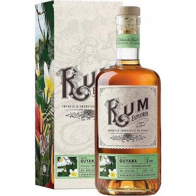 Explorer Chateau du Breuil Demerara dist. 2y rum z Guyany 43% 0,7 l (holá láhev)
