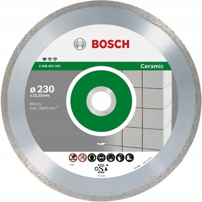 Diamantový kotouč na řezání keramiky dlaždic Bosch 125 2608602202
