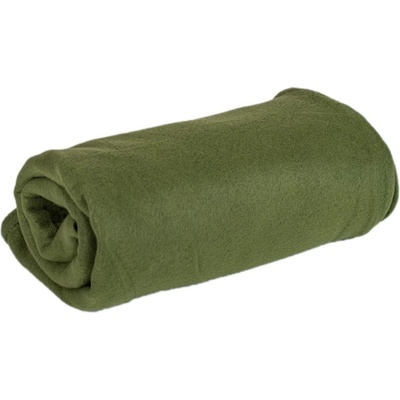 Jahu Olivovozelená fleece deka 200x150