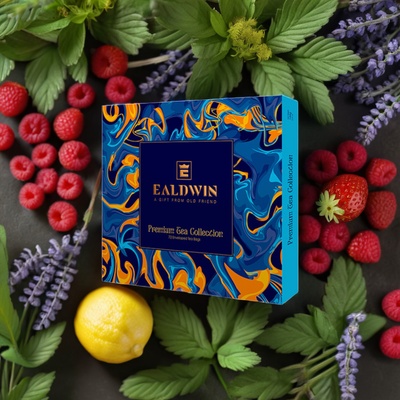 Ealdwin Imperial Blue Collection sada čajů 72 ks