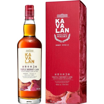 Kavalan Triple Sherry Cask 40% 0,7 l (karton)