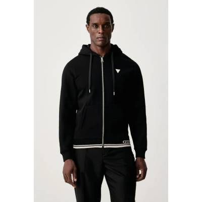 Guess na zips s kapucňou M6BQ48.K6168 čierna