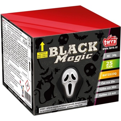 Tarra pyrotechnik Ohňostroj BLACK MAGIC 25 ran