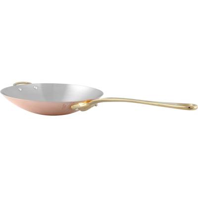 Wok M’150B 30 cm, měď, Mauviel