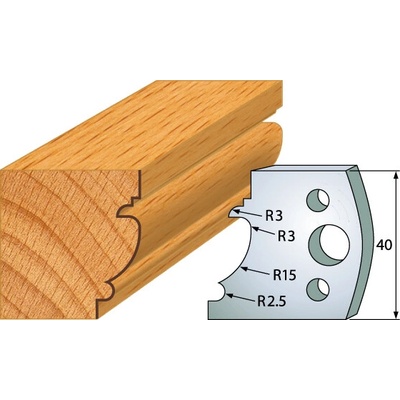 IGM profil 121 - pár nožů 40x4mm SP