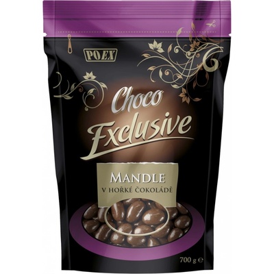 Poex Mandle v hořké čokoládě 700 g