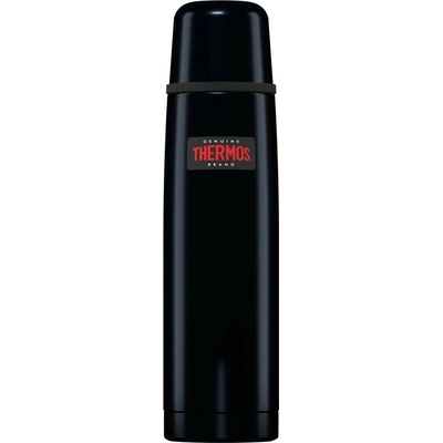 Thermos s tlačítkovým uzávěrem a šálkem 1 l tmavě modrá