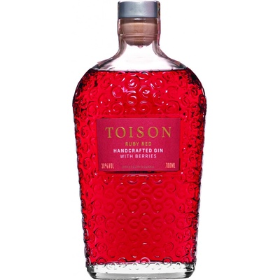 TOISON REMESELNÝ GIN RUBY RED 38 % 0,7 l (čistá fľaša)