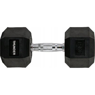 Thunder Činky potažené/pogumované pevné 1 x 15 kg