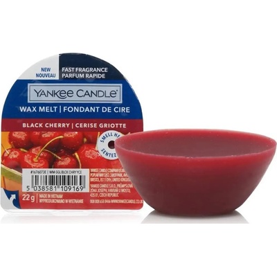 Yankee Candle Black Cherry vonný vosk do aroma lampy 22 g