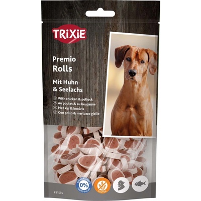 Trixie PREMIO Rolls s kuřecím masem a treskou tmavou 12 x 75 g