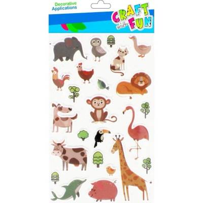 CreativeToys samolepky zvířátka 24 ks