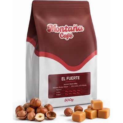 Café Montaña Fuerte Espresso zrnková 0,5 kg – Hledejceny.cz
