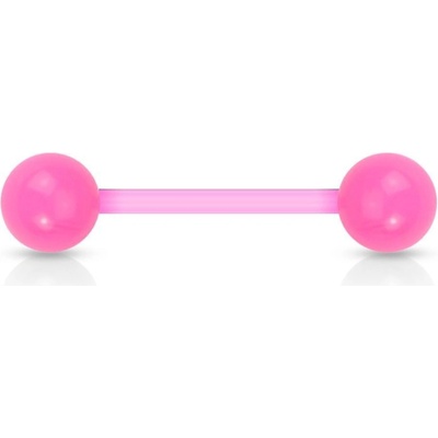 Šperky4U piercing do jazyka akrylát PJ01204-P