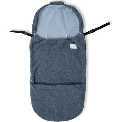 ESITO Jarný Teddy fleece cocoon 4 v 1 95 x 47 cm Denim blue