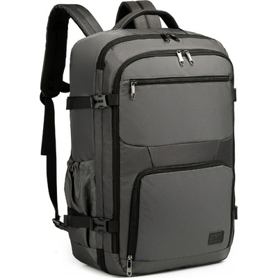Konofactory Šedý objemný cestovní do letadla Explorer 39 l