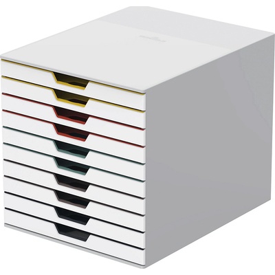 Durable Varicolor box 10 zásuvek bílý – Hledejceny.cz