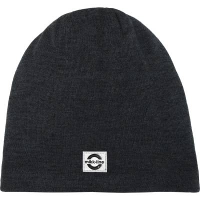 Mikk-Line detská čiapka MIKK-LINE SOLID DARK GREY MELANGE