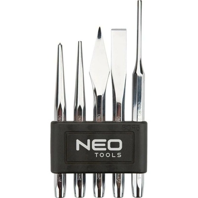 Sada dierovačov a dlát 5 ks. Neo Tools