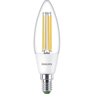 Philips 8719514435759 LED žiarovka E14 2,3W/40W 485lm 3000K B35 filament sviečka A-class