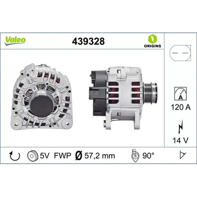 VALEO Alternátor VA 439328