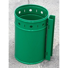 Ecoweld Venkovní odpadkový koš závěsný, 15 l, zelený, slevy