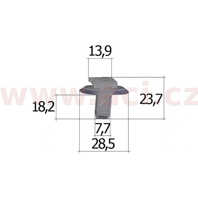 plastová příchytka (sada 5 ks) UP 57286Z