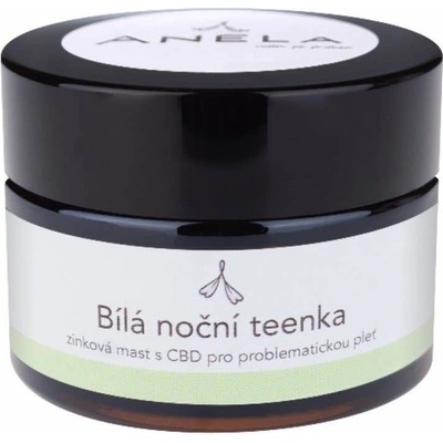 Anela Bílá noční teenka zinková mast s CBD pro problematickou pleť 30 ml