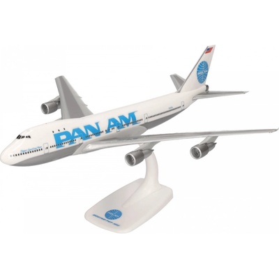 Herpa Boeing B747 121 Pan American World Airways Late 1980s Billboard Colors. Named Clipp Snap fit 1:250