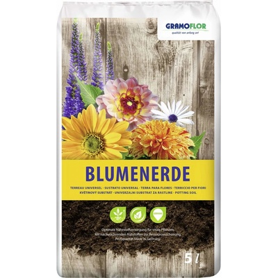 Gramoflor Květinový s jílem 5 l