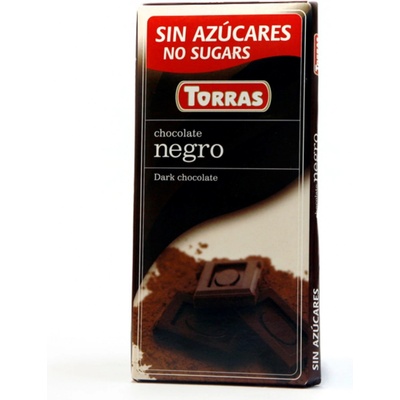 Torras Bezlepková horká čokoláda 52% 75 g