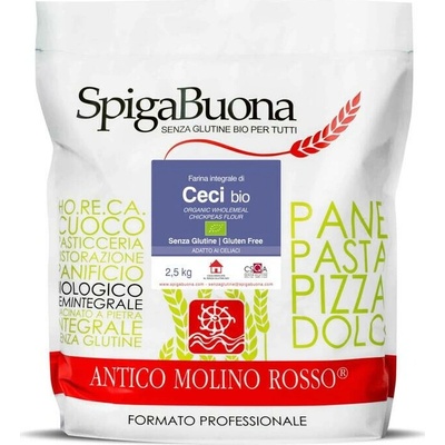 SpigaBuona Cizrnová mouka celozrnná mletá kamenem BIO 20,5 kg