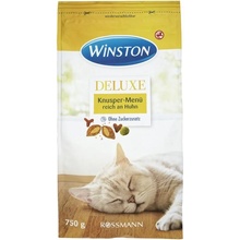 Winston Suché krmivo Deluxe pro kočky křupavé polštářky s kuřecím masem 0,75 kg