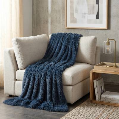 Mybesthome Deka z mikrovlákna Terca modrá 150x200