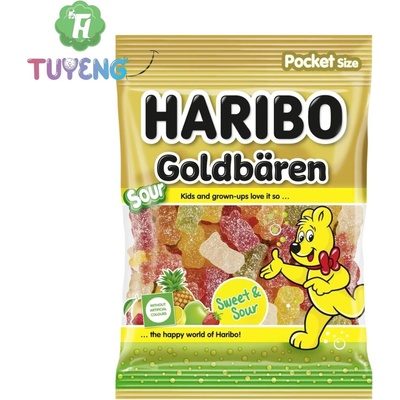 Haribo Goldbären želé medvídci Sour kyselé 80 g