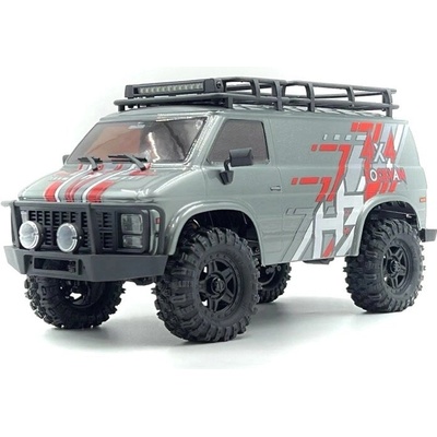 Mini Crawler Hobby Plus / Absima CR-18P EVO-V2 Rock Van 1:18 RTR - sivý
