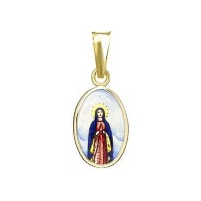 Aljančič Svatá Panna Maria madonka miniatura 022H zlato