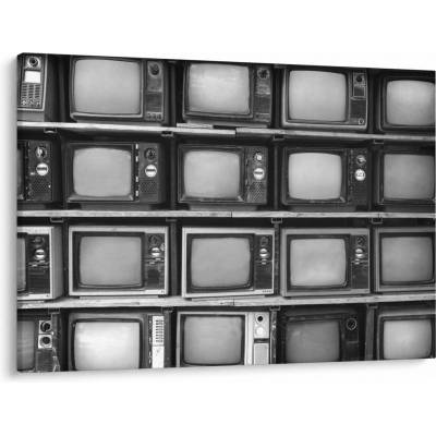 Obraz - Retro televízie, jednodielne 100x70 cm