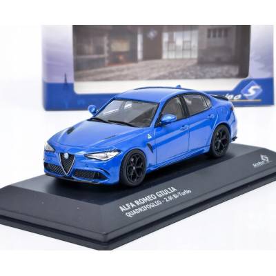 Solido Alfa romeo Giulia Quadrifoglio 2016 Blue 1:43