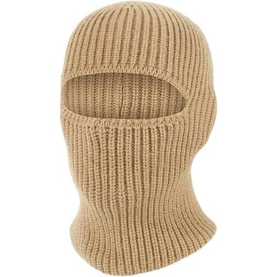 WARAGOD Mjuka pletená kukla 2 v 1 khaki