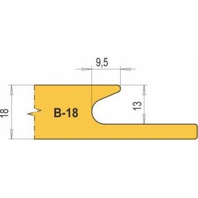 VBD pro frézu na nábytkové úchytky B18-SF (1 ks)